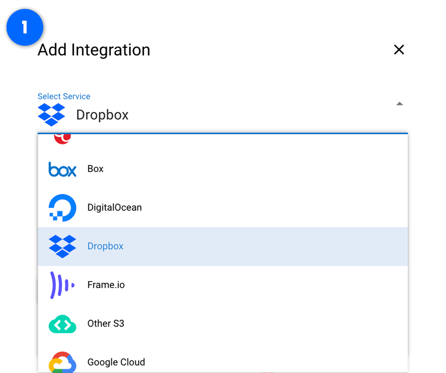 Dropbox masv cloud integration