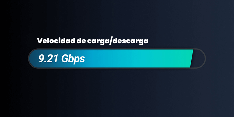 MASV es la primera solución de transferencia de archivos en la nube que se optimiza para velocidades de transferencia de 10 Gbps