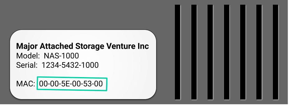 Pic of MAC address sticker