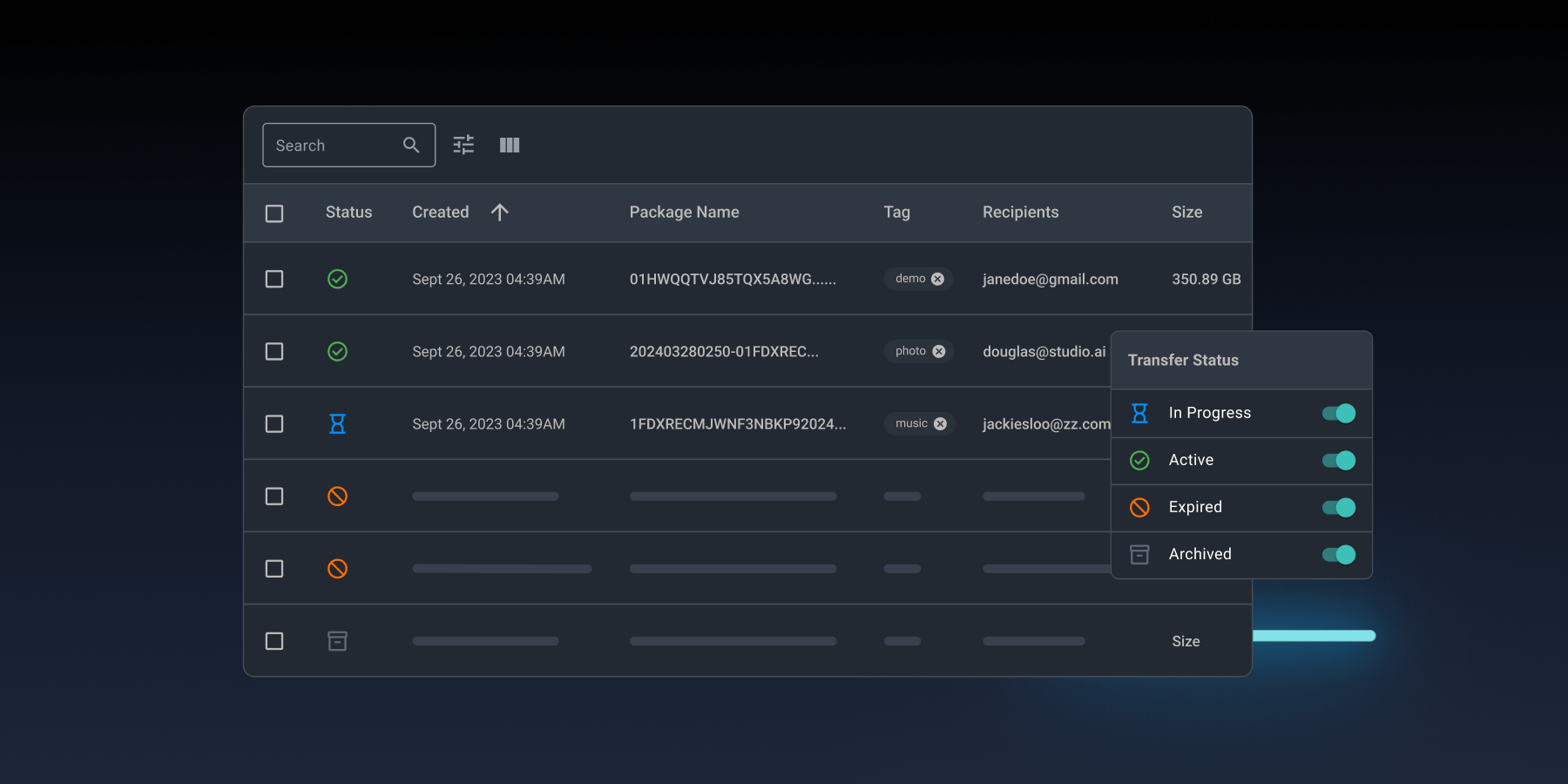 MASV transfer history log helps increase file transfer visibility